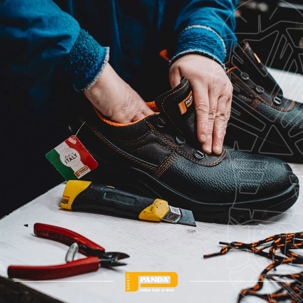 Panda Black Safety Shoe High-Cut Alpha