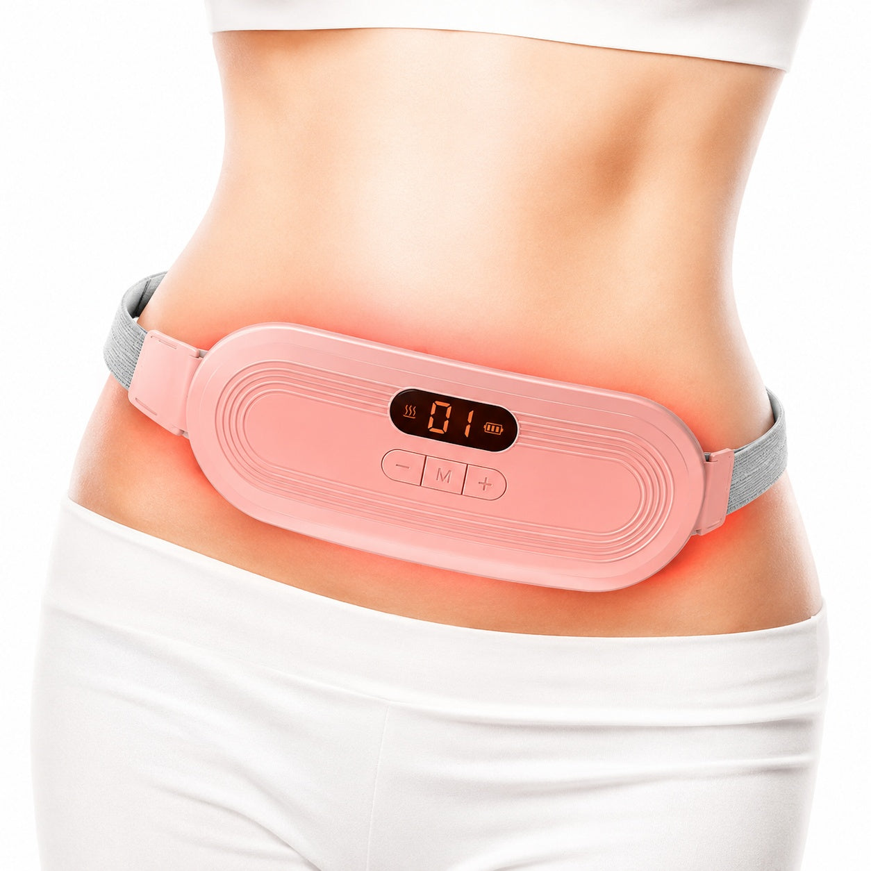 Portable Heating Pad for Period Cramps – Wireless Massage Belt