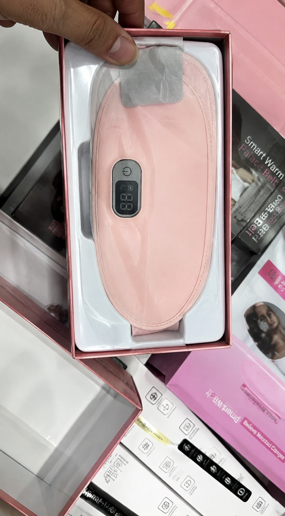 Portable Heating Pad for Period Cramps – Wireless Massage Belt